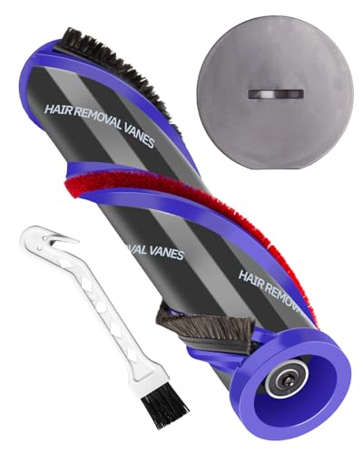 IOEALD For Dyson Roller Brush Replacement Roller with End Cap for Dyson V11 FluffyExtra V15 DetectFluffy V11 Absolute and V15 Detect High Torque Brush Bar Replace Part 97165501 and 97013501 - Image 1