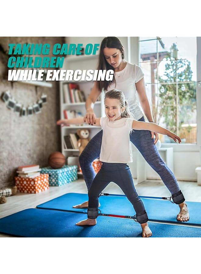 X spring Ankle Bands for Working Out Ankle Resistance Bands with Cuffs Pro Adjustable Resistance Levels for Workout Versatile Ankle Resistance Band for Exercise Hip Leg and Speed Training - Image 2