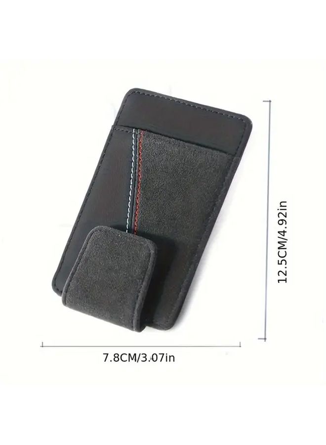 Car Sun Visor Clip Fashion Glasses Holder Organizer With Secure Grip Dashboard Mount For SUVs Sedans Trucks Compatible With Reading Glasses YSK 7 9 A Model Car Interior Accessory Vehicle Storage Solution Sleek Design - Image 4