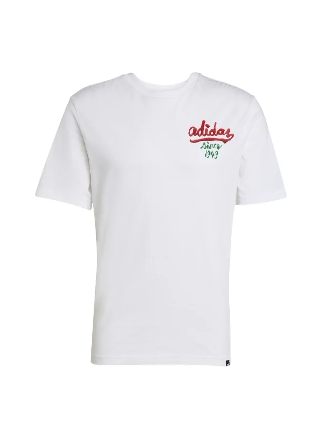 adidas M Sauce T White Training T-Shirts For Men XS