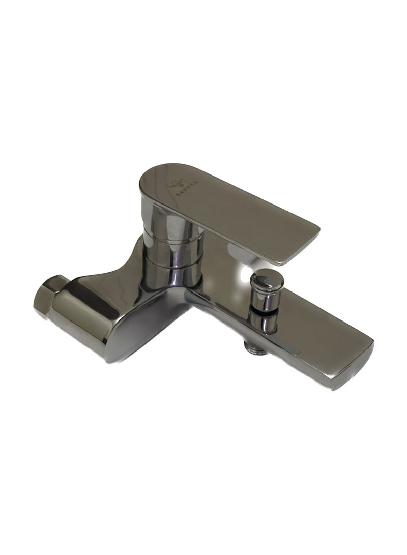 خلاط دش  للحمام والاستحمام ساخن و بارد مصنوع من سبائك الزنك  مضاد للصدأ اللون  كروم - Image 3