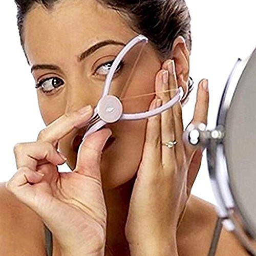 Whitecloud TRANSFORMING HOMES® Sildne Eyebrow Body Hair Threading Epilator Women Convenient Facial Hair Remover Defeatherer Makeup Beauty Tool (278-43) (4) (Pack of 1) - Image 3