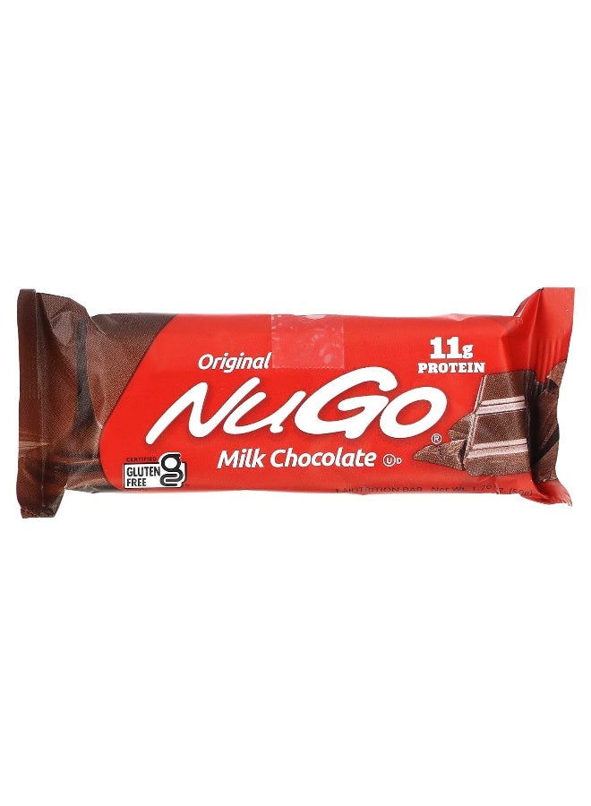 NuGo Nutrition NuGo Nutrition, Original Bar, Milk Chocolate, 15 Bars, 1.76 oz (50 g) Each  - Image 3