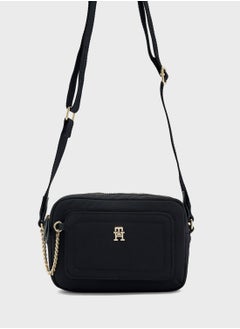 TOMMY HILFIGER Logo Detail Zip Over Crossbody  - Image 1