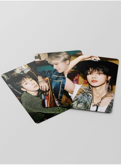 EHOME 55 Pcs Kpop SEVENTEEN New 11th Mini Album (SEVENTEENTH HEAVEN) Lomo Cards Seventeen Card Postcard Photocards with Greeting Card For Fans Collection Gifts  - Image 5