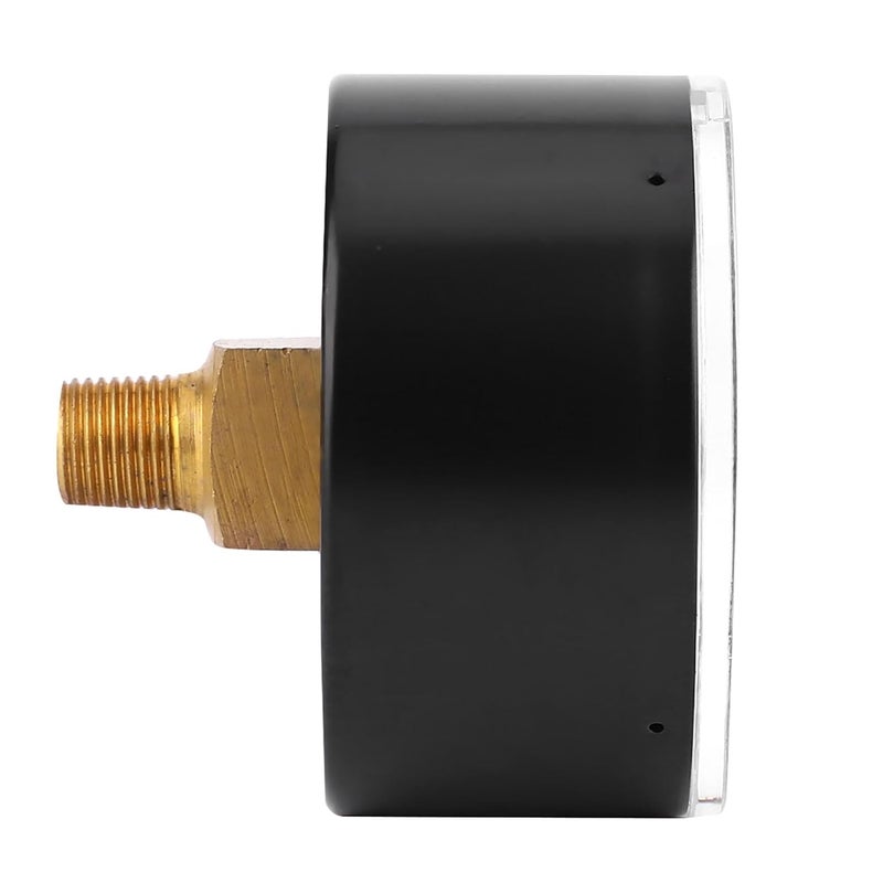 Heavy Duty Brass Vacuum Gauge 50mm 1 8 BSPT Back Connection For Air Water Oil Gas - Image 3