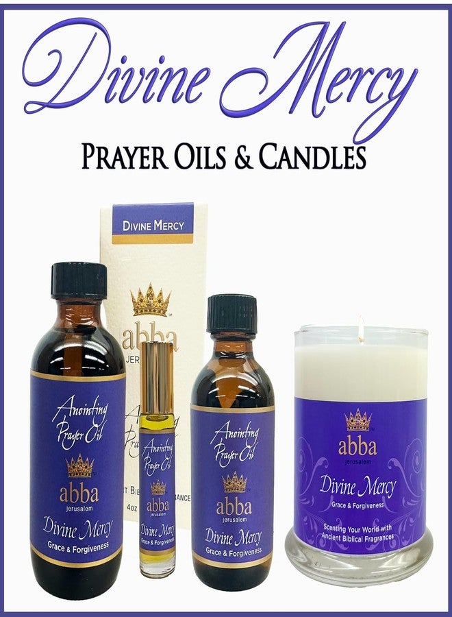 ABBA Oil Divine Mercy 1/4oz Anointing Prayer Oil in Gift Box - ABBA Jerusalem (Blend of Sweet Olive Flowers, Orange Citrus & Biblical Herbs and Spices) (.25oz) - Image 2