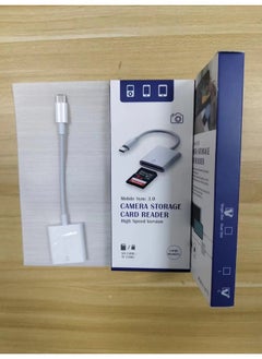 Typec Interface Card Reader Otg Disk TF Card SD Card Keyboard Mouse Camera Lightning Transmission Multi-system Compatible-Color:t-c To SD Single Card Reader Box
