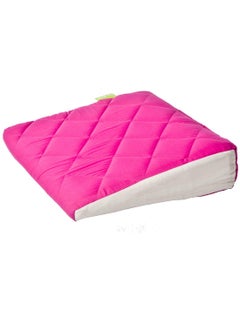 Get It GET IT Multi Use Wedge Pillow for Pregnancy Women and New Born Baby | Lower Back-Pain Relief |Knee Support Between Legs | Anti Vomiting and Milk Spitting for New Born Baby (Pink with Beige)  - Image 1