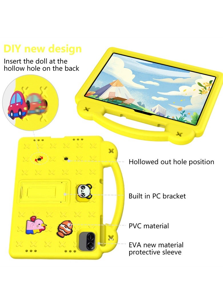 Suitable for Honor Pad X8a 11.0-inch 2024 compatible housing, lightweight EVA child friendly shock and drop resistant protective case with handle and hidden bracket cover - Image 3