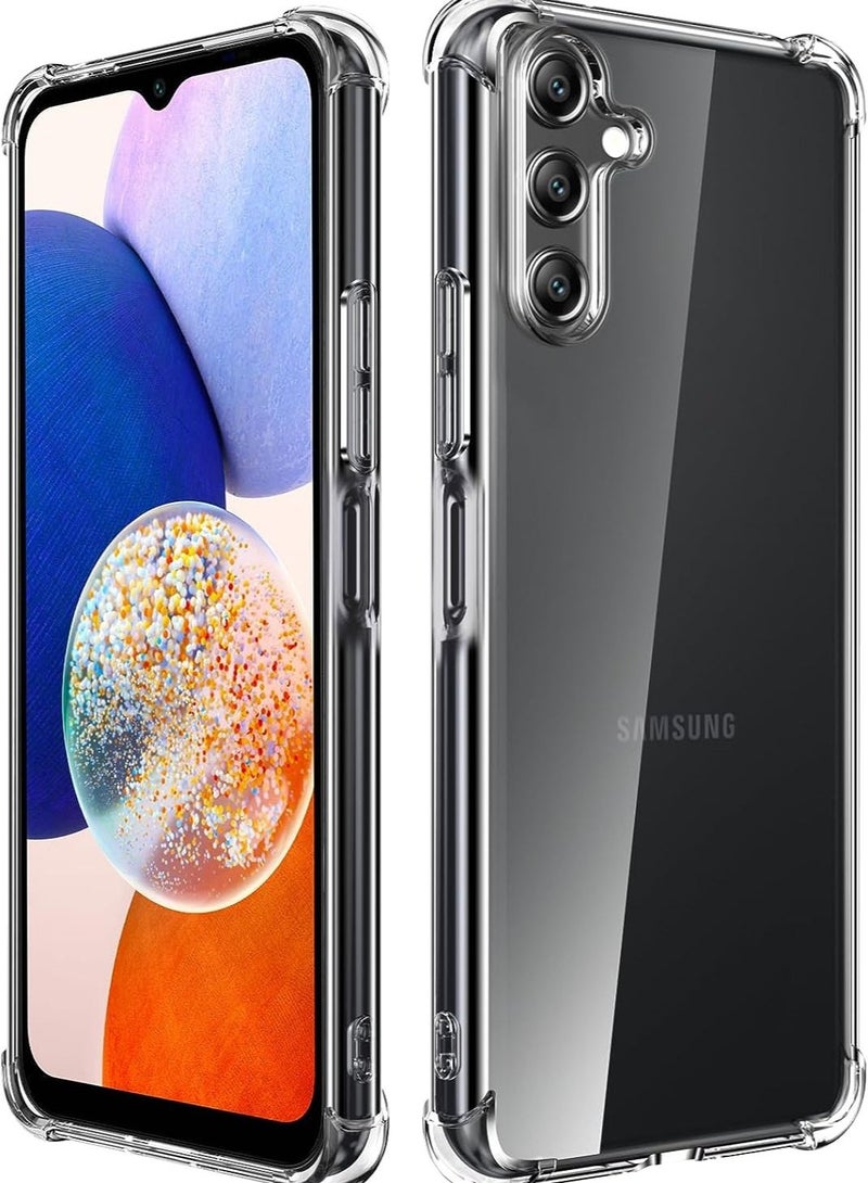 ELTRAZONE Samsung Galaxy M52-5G Case Cover Protective Shock Absorption Bumper soft Transparent Case (Clear) - Image 1