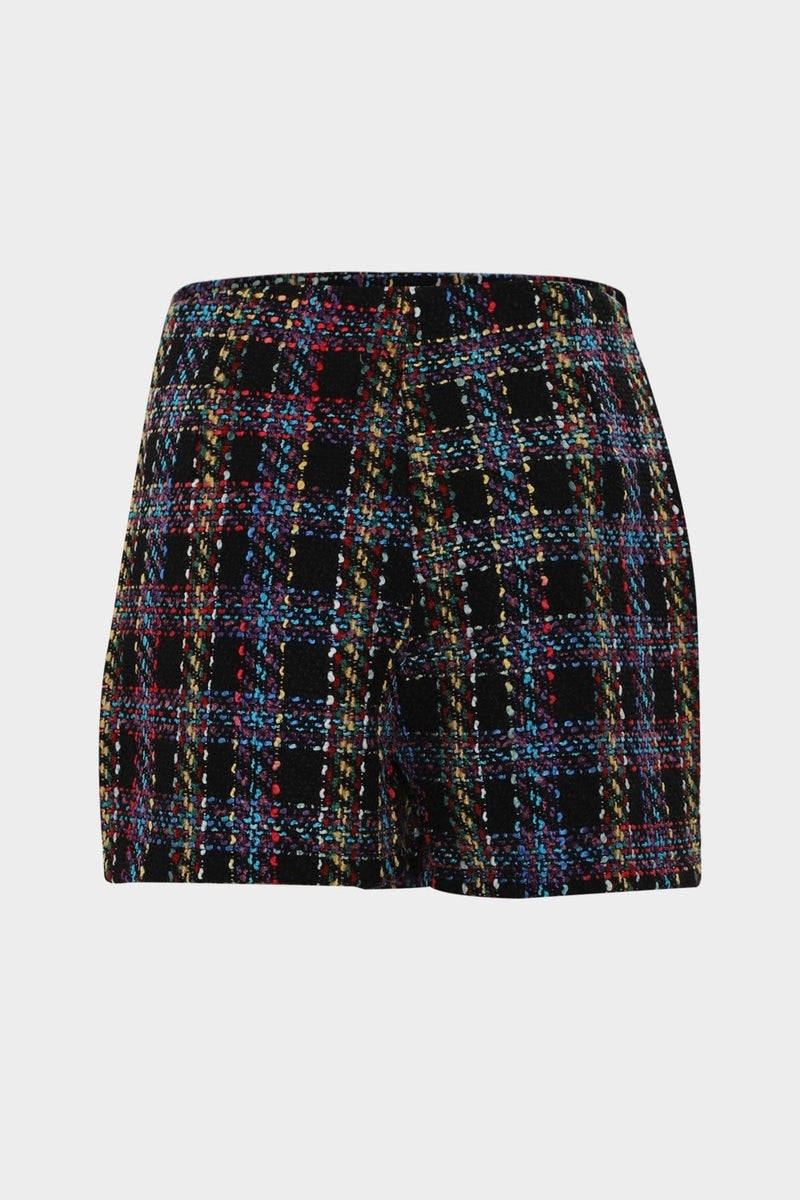 Açelya Okcu AÇELYAOKCU Premium Plaid Wrap Mini Shorts Skirt  - Image 2