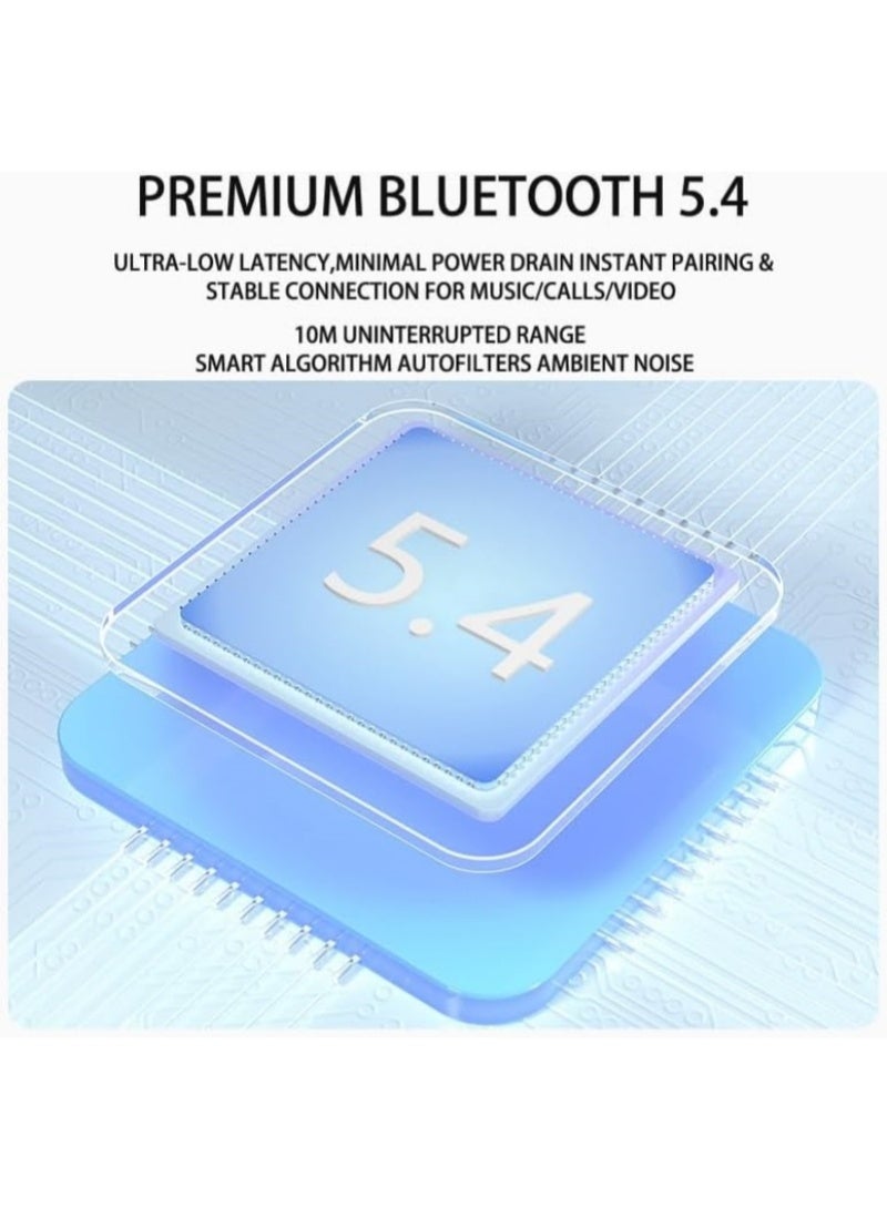 Swimming Headphones Bone Conduction Open Ear Headset MP3 Player Built-in 32G Memory IP68 Underwater Waterproof Stereo Bluetooth Earphone LED Screen for Driving Bicycling Running Skiing - Image 4