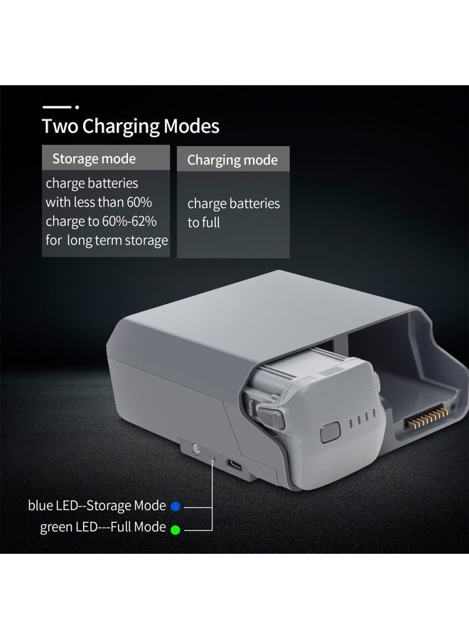 Hanatora Battery Charger Hub for DJI Air 3 Drone,Charging Two Batteries in Sequence Accessories - Image 2