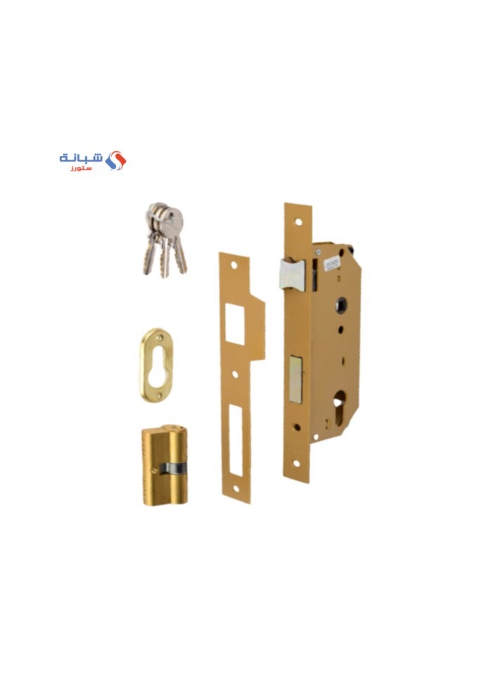 AlAhram regular 3 key with silver apartment door handle Comex gift  - Image 2