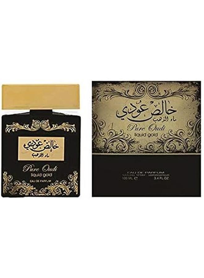 لطافة عطر بيور عودي ليكويد جولد للجنسين 100 مل - او دى بارفان - Image 3