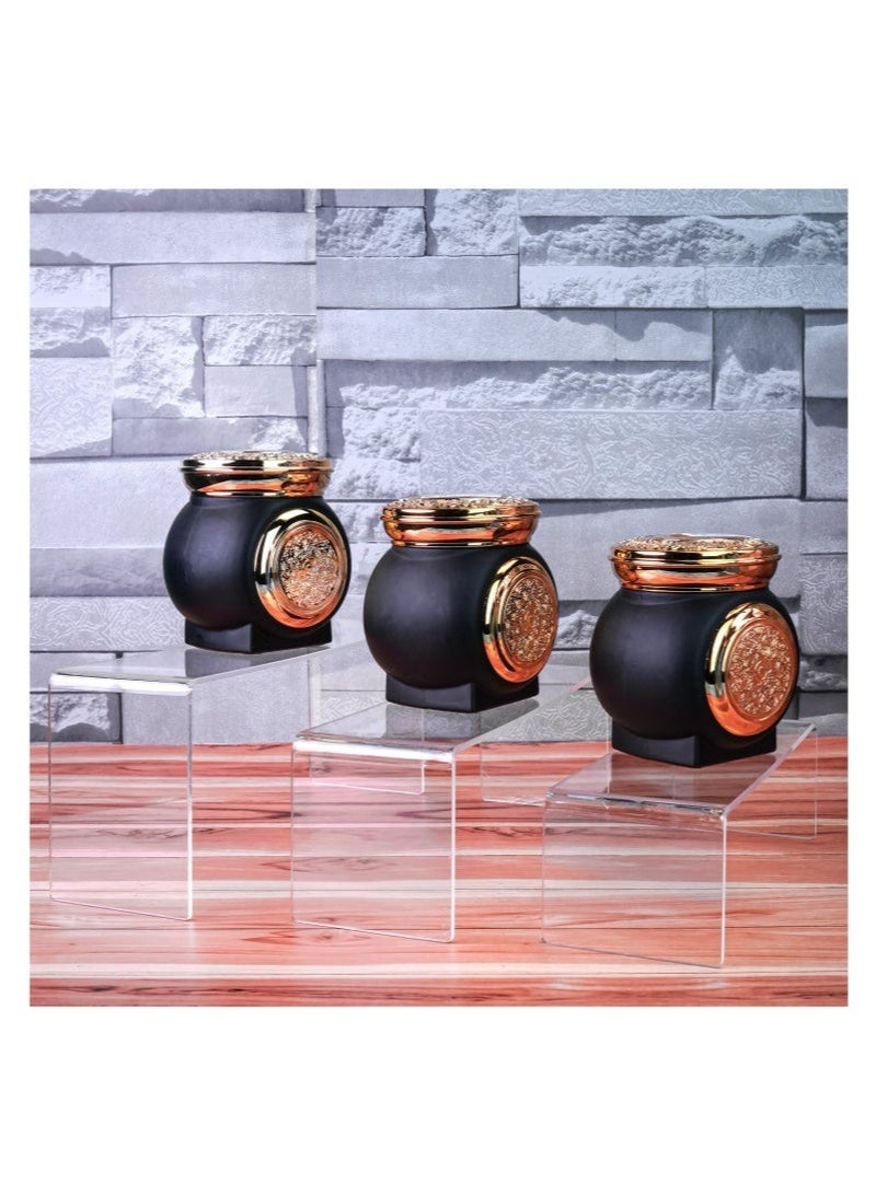 كيلا 6 قطع من حاملات عرض الأكريليك الشفافة، حاملات الحلويات والكب كيك، حاملات الأحذية، منظم عرض مستحضرات التجميل، حاملات العرض للحفلات والمناسبات - Image 5