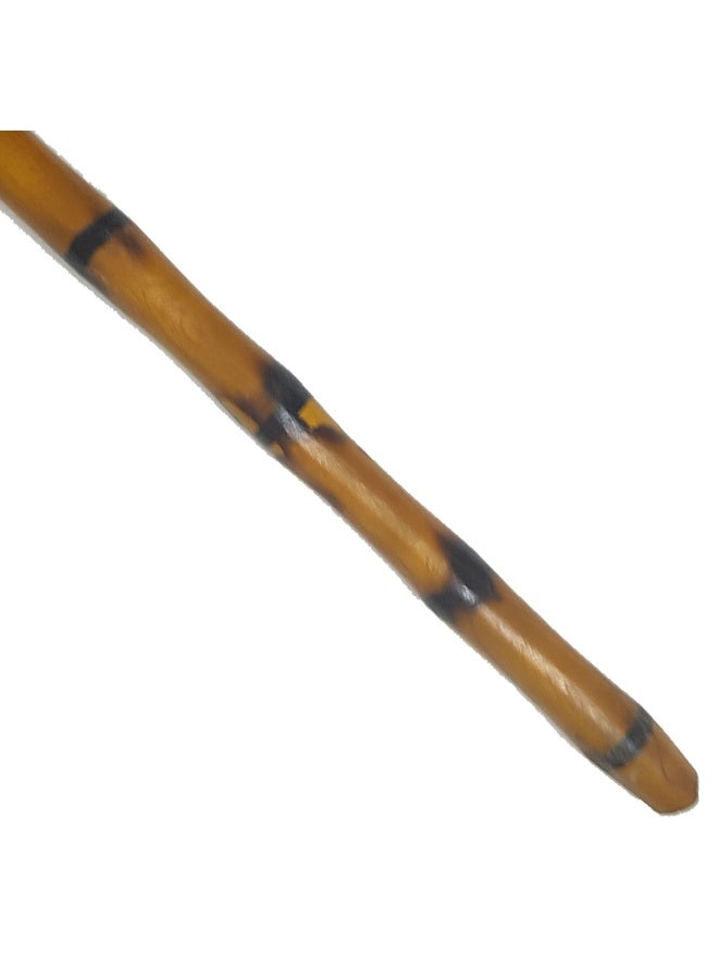 Generic Wooden crutch with wrapped hand, Aswan crutch, dark brown and black - Image 3