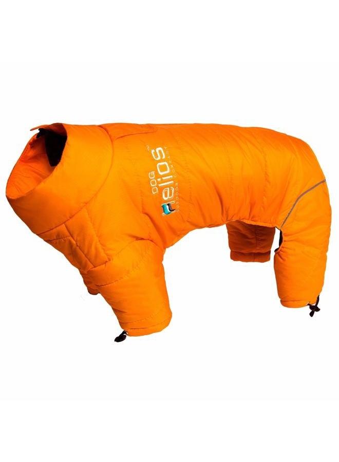 PuTwo DogHelios Thunder-le Full-Body Waded-Plush Adjustable and 3M Reflective Pet Dog Coat Jacket, Sporty Orange, LG - Image 5