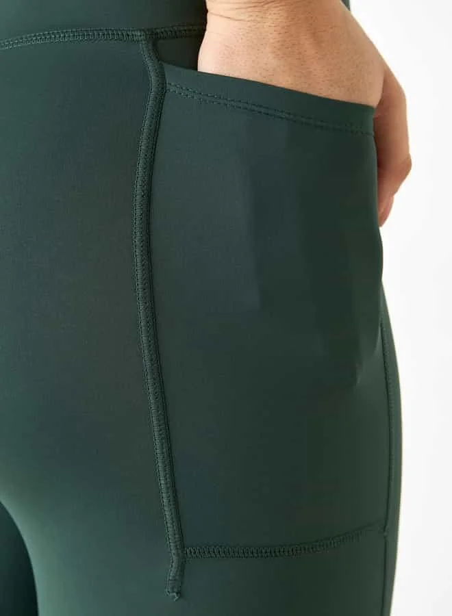 Kappa Kappa Leggings with Elasticated Waistband and Pocket