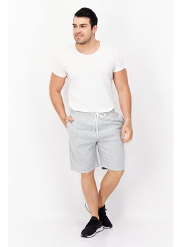 RBX Men Sportswear Fit Training Shorts, Light Grey  - Image 4