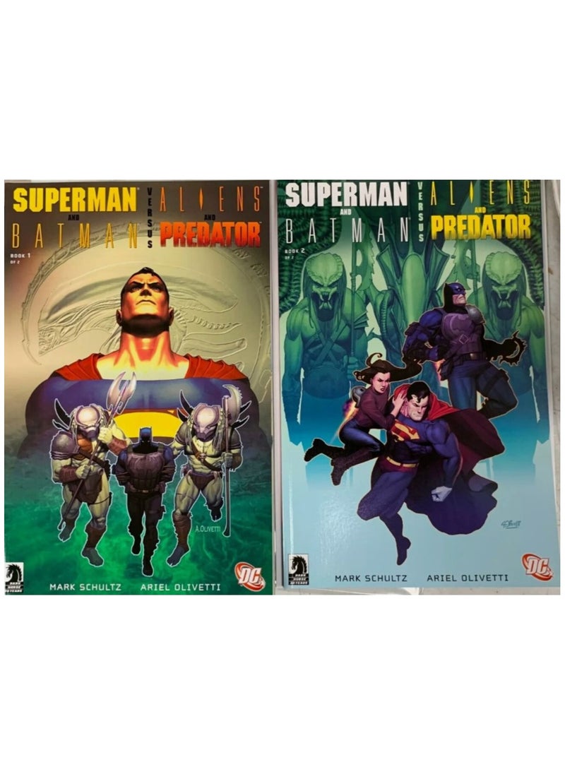null - Superman and Batman Versus Aliens and Predator, Book 1 of 2 - Image 1