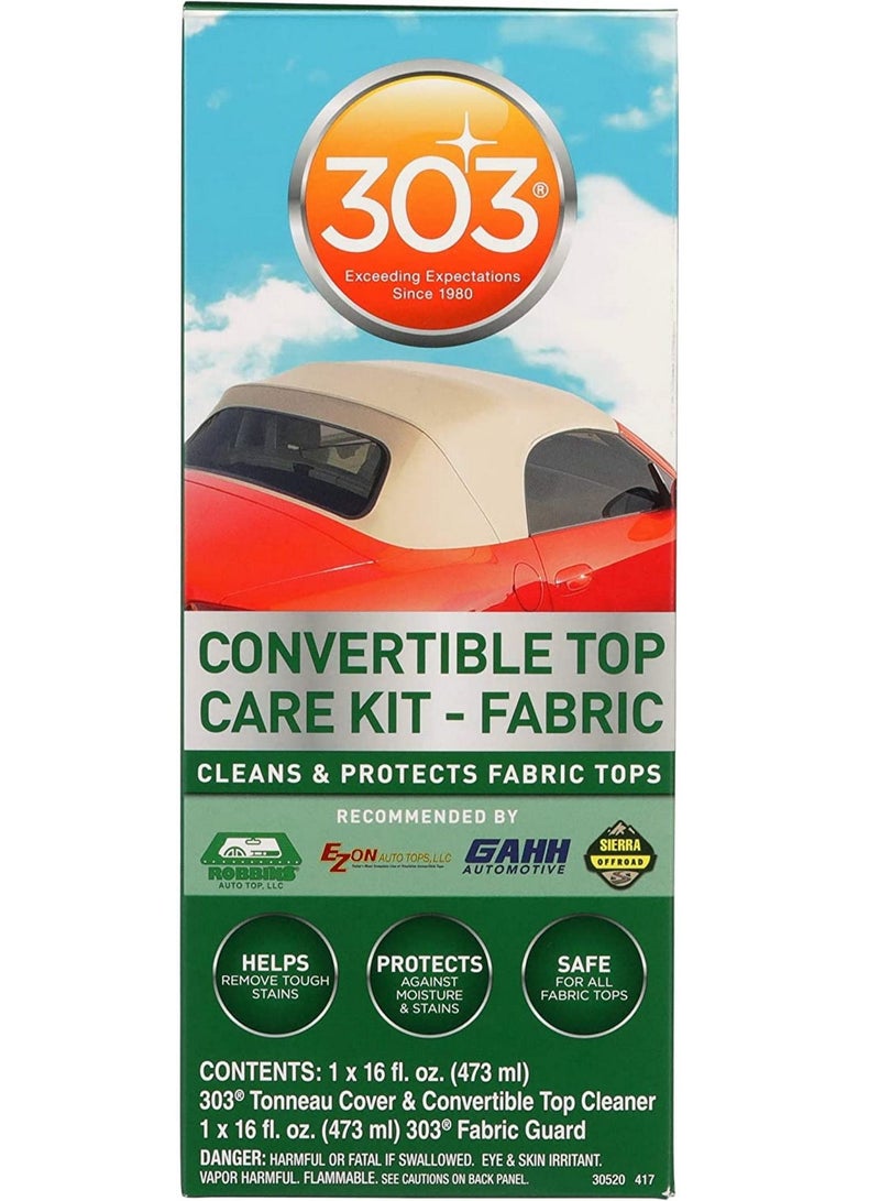 Convertible Fabric Top Cleaning And Care Kit