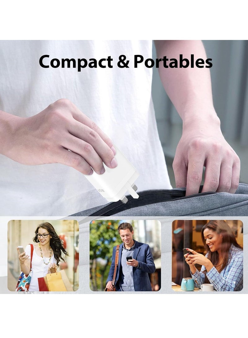 General 80W Supervooc Charger for Oneplus/Oppo/ Relame , USB C Fast Charging Cable 3.3FT/6A, Vooc Plug and Lead Power Adapter USB Wall Charger UK for OPPO A78 A58 A80 A38 Find X8 X8 Pro X5 Pro X5 X3 Neo X2  - Image 4