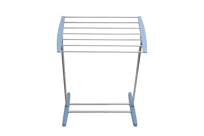 REPLEX Cloth Stand, Cloth Rack, Cloth Drying Stand, Stainless Steel Mobile Towel Rack, Floor-Standing Multi-Functional Mobile Foldable Balcony Towel Stand, Save Space Rack for Drying Holder - Image 3