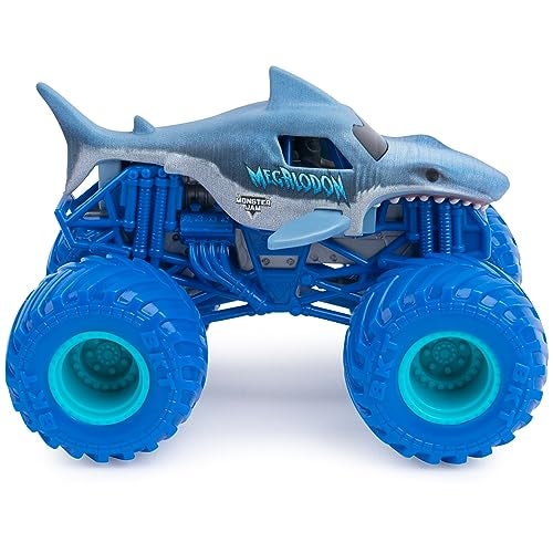 Monster Jam, Official Batman Vs. Megalodon Die-Cast Monster Trucks, 1:64 Scale, Kids Toys for Boys Ages 3 and up - Image 4