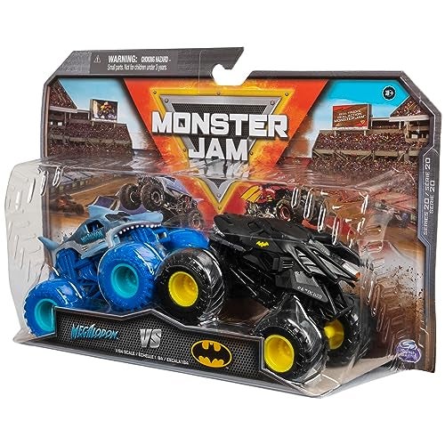 Monster Jam, Official Batman Vs. Megalodon Die-Cast Monster Trucks, 1:64 Scale, Kids Toys for Boys Ages 3 and up - Image 5