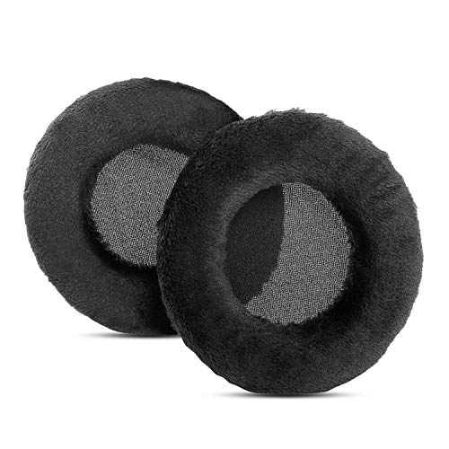 YDYBZB DT770 Pro Velvet Ear Pads Cushions Covers Replacement Earpads Foam Pillow Compatible with Beyerdynamic DT 990 Pro DT 770 Pro DT990 DT770 Pro Headset Headphone (Black) - Image 1