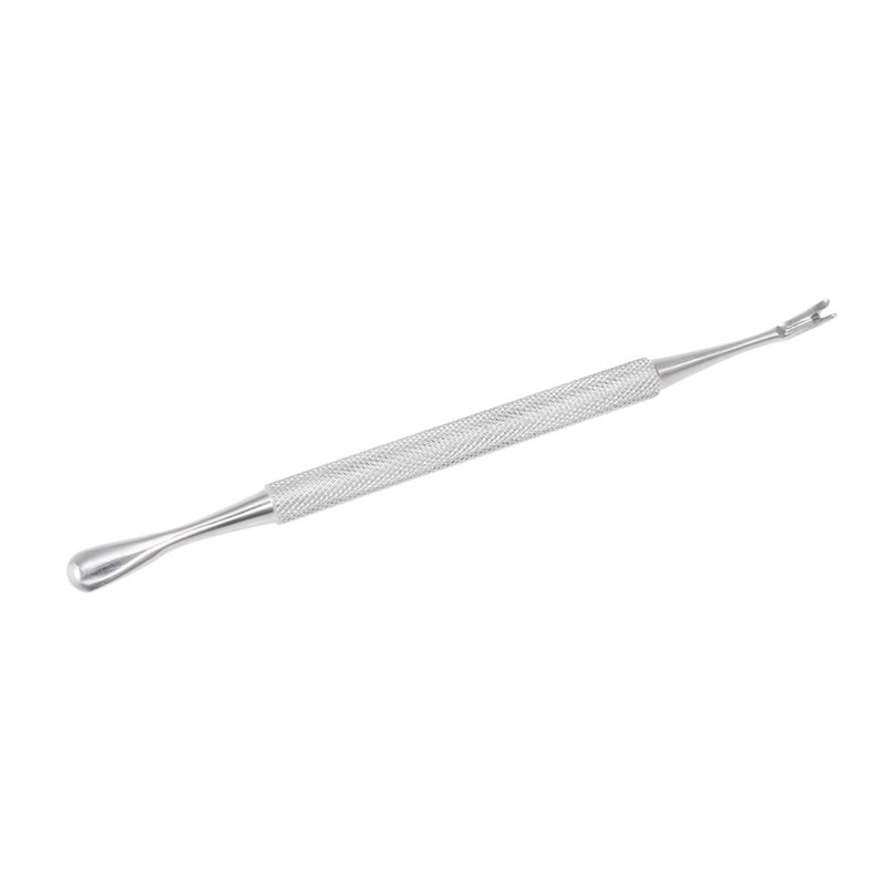 Cuticle Trimmer: 2-in-1 Double-ended V-shaped Stainless Steel Tool - Ergonomic Anti-skid Handle, Durable Rust-resistant for Professional Manicurists and Personal Home Manicure Use - Image 1