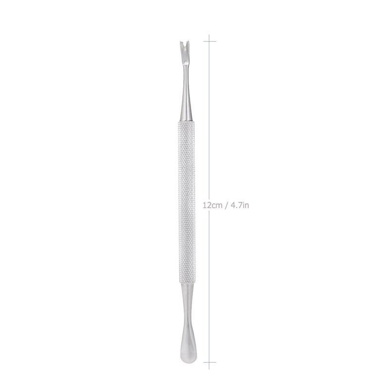 Cuticle Trimmer: 2-in-1 Double-ended V-shaped Stainless Steel Tool - Ergonomic Anti-skid Handle, Durable Rust-resistant for Professional Manicurists and Personal Home Manicure Use - Image 5