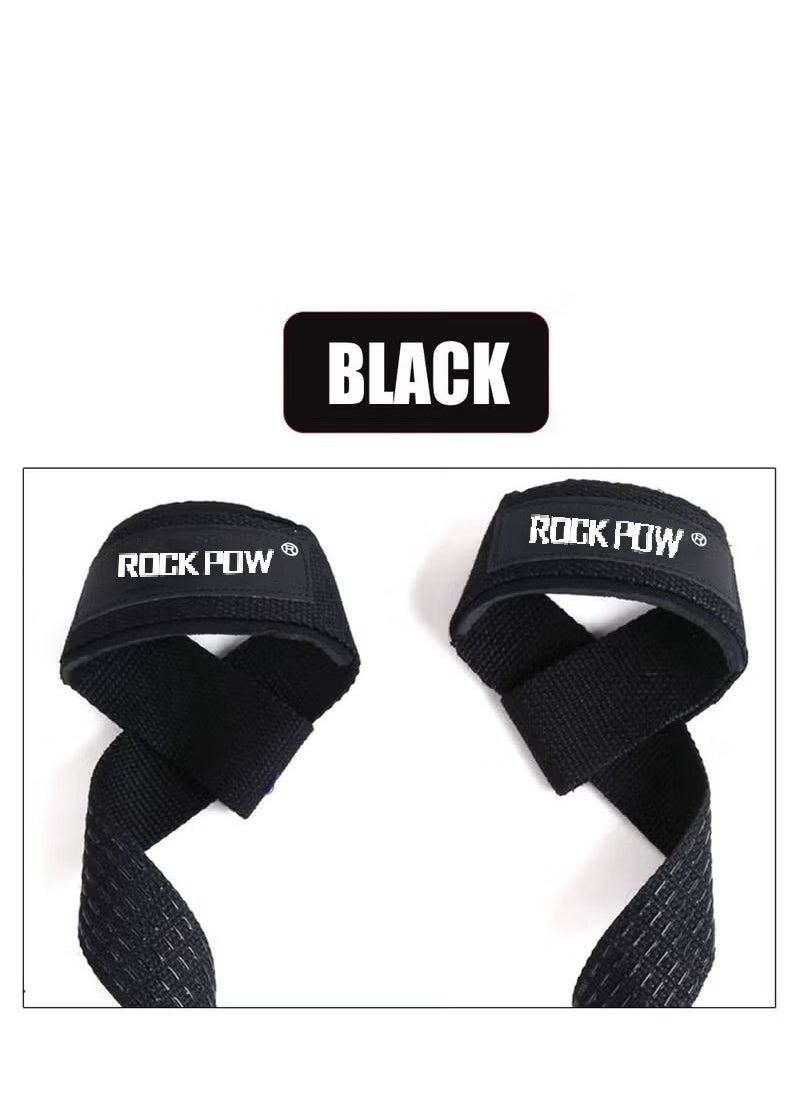 Lifting Straps for Weightlifting Weight Lifting Straps Gym Power Workouts Lifting Wrist Straps Padded Cotton Men Women Support Lifters Deadlift Straps Hard Pull Exercise Straps