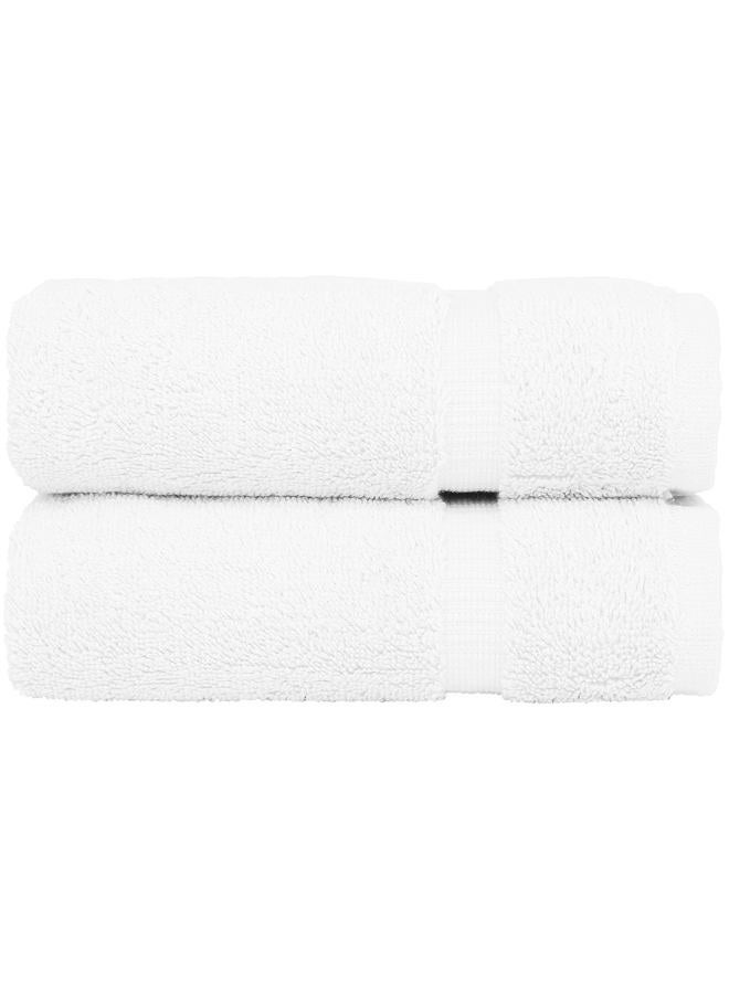 BC BARE COTTON Monogrammed Hand Towel, Personalized Gift, 16 x 30 Inches - Set of 2 - Silver Embroidered Towel - Extra Absorbent 100% Turkish Cotton- Soft Terry Finish - For Bathroom, Kitchen and Spa- Script B White - Image 4