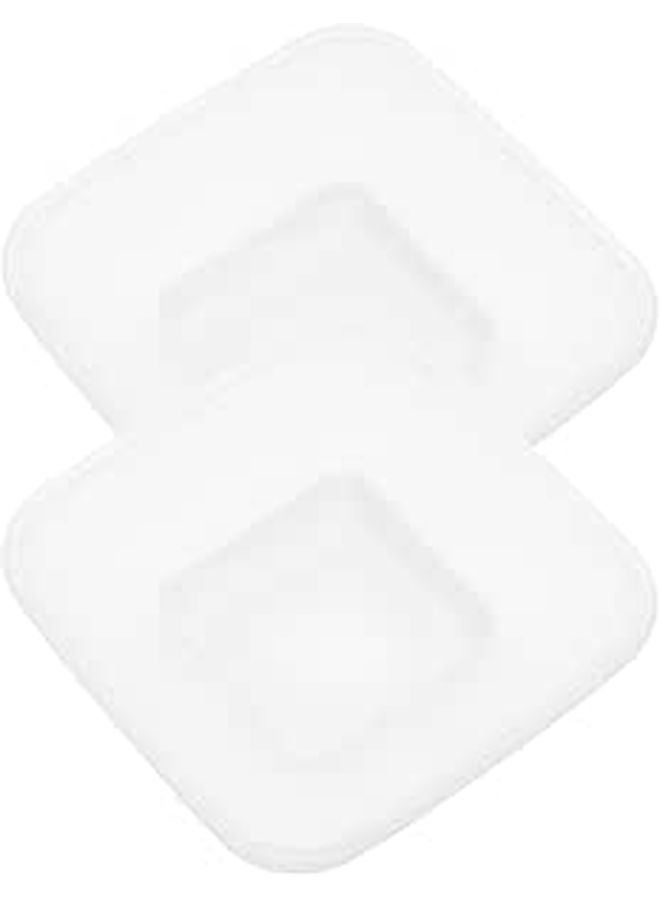 2Pcs Glass Soap Dish with Drainage for Shower Kitchen Sink Bathroom Vanity Bathtub - Image 1