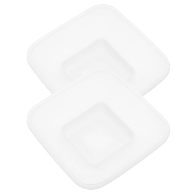 2Pcs Glass Soap Dish with Drainage for Shower Kitchen Sink Bathroom Vanity Bathtub - Image 2