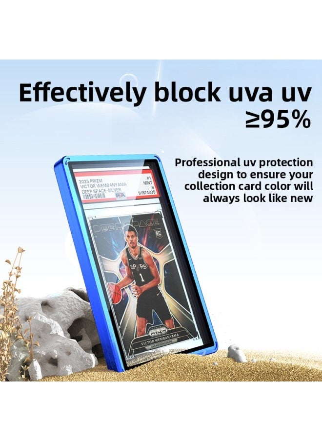 Generic - Suitable For Psa Rating Card Bgs Rating Card Game Card Star Card Special Protective Cover Explosives-Color:Blue-Applicable Models:PSA - Image 1