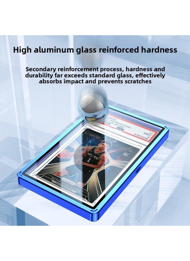 Generic - Suitable For Psa Rating Card Bgs Rating Card Game Card Star Card Special Protective Cover Explosives-Color:Blue-Applicable Models:PSA - Image 1