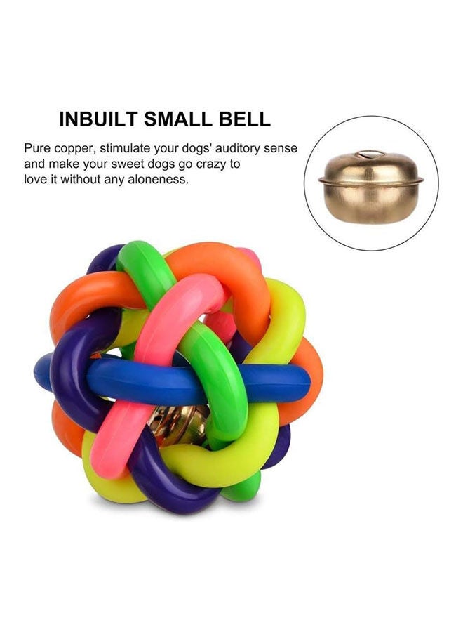 بيوينتي لعبة كرة للكلاب مع جرس - 3.7 بوصة - Image 2