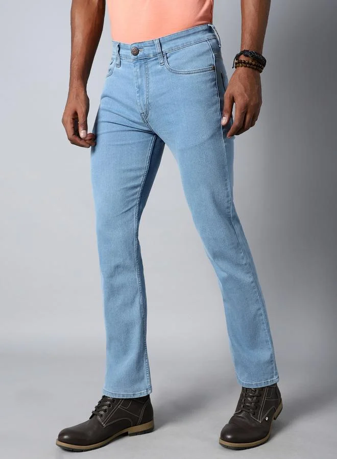 HIGH STAR Mid Rise Regular Fit Jeans by Styli