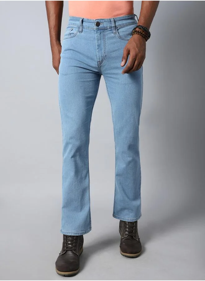 HIGH STAR Mid Rise Regular Fit Jeans by Styli