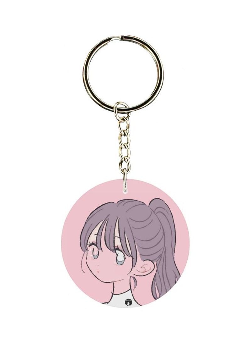 Girls Printed Keychain