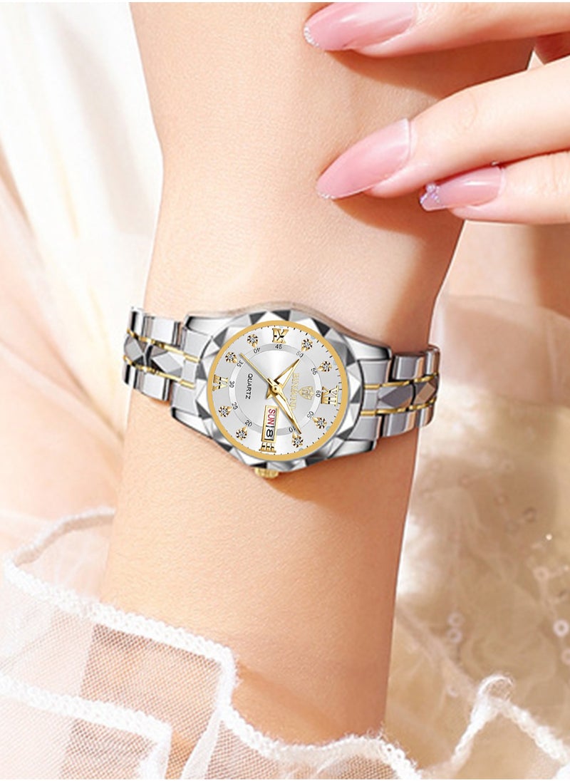 BINBONG B2521 Women Quartz Watches Luxury Fashion Ladies Quartz Watch Waterproof Luminous Date Stainless Steel Wristwatch Girlfriend Gift - pzsku/ZB21C66731884584C63B7Z/45/_/1732531875/d16cd32f-d423-4cb9-8352-a1b80ef468c6