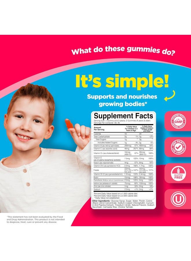 Phytoral Kids Vitamins Gummy Multivitamin Chewable - Kids Gummy Vitamins for Mood Support Natural Energy Boost and Immune Support for Kids - Kids Immune Support Gummies and Natural Multivitamin for Kids - Image 2