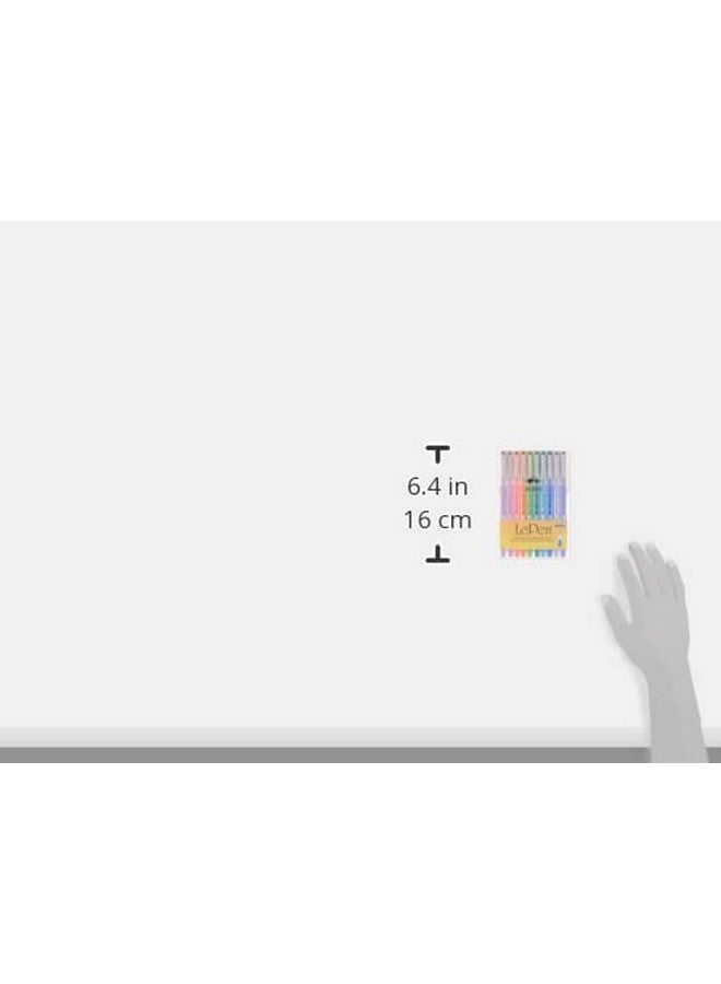 Marvy Uchida Uchida Of America 4300 10C 10 Piece 0.3 Point Size Le Pen Drawing Pen Set Blue Orange Lavender Pink Light Blue - Image 4