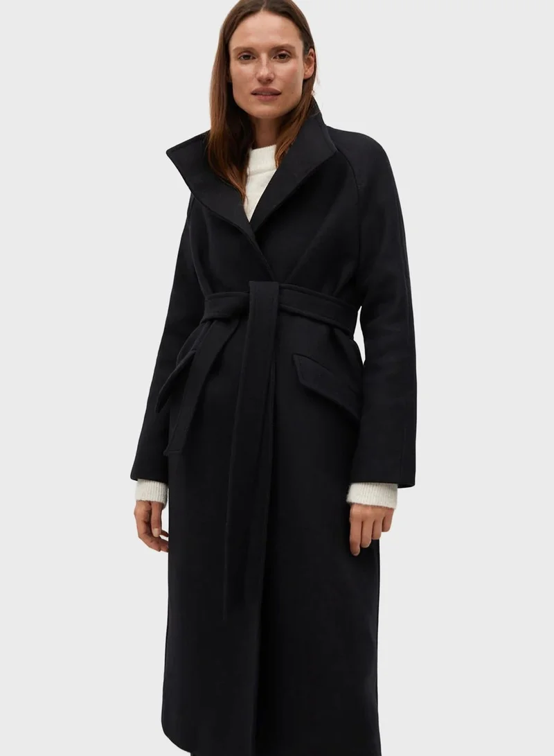 MANGO Longline Coat