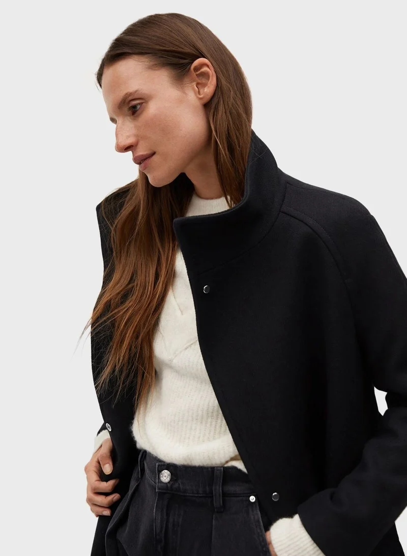 MANGO Longline Coat
