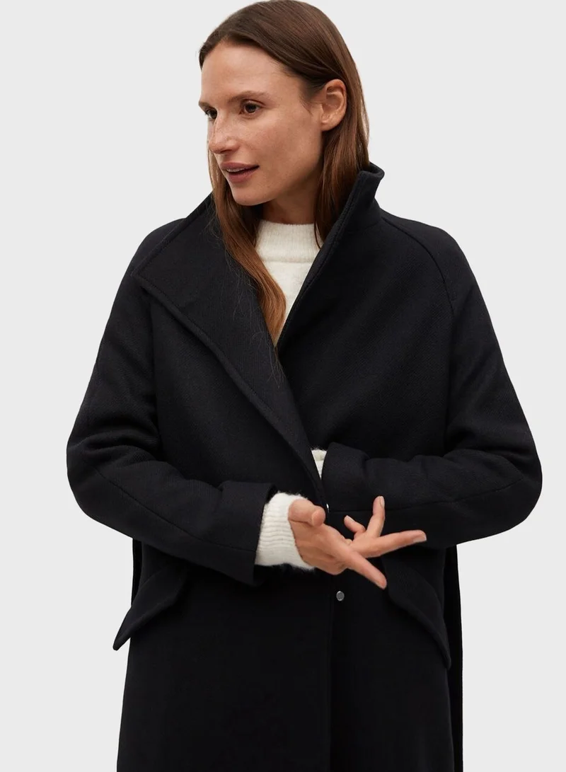 MANGO Longline Coat